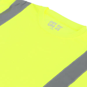 Polera Maritex Dry Fit Manga Larga Amarilla Fluor