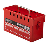 Caja de Bloqueo Steelpro  Grupal Roja