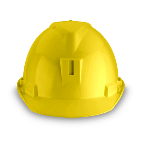 Casco de seguridad Masprot Luminer Portalampara Y Cordon Amarillo