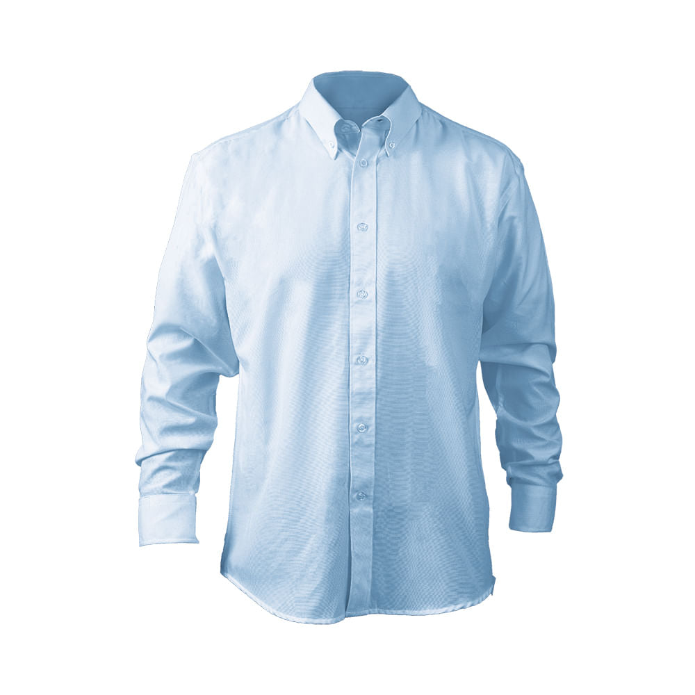 Camisa Maritex Oxford Mtx Manga Larga Celeste