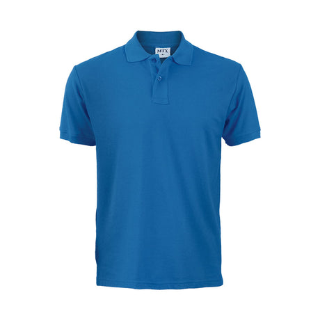 Polera Maritex Pique Manga Corta Mtx Azul Rey