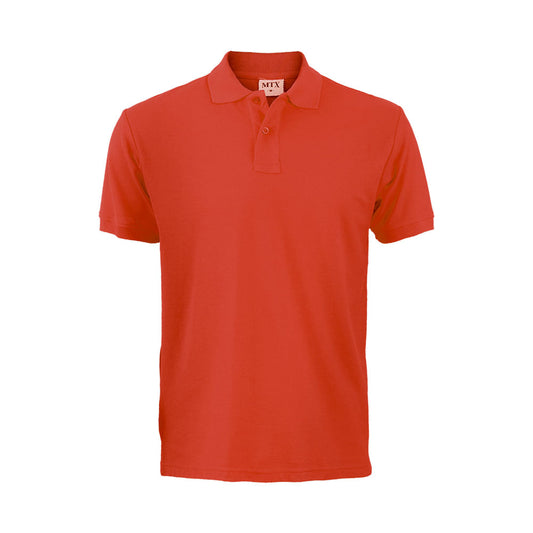 Polera Maritex Pique Manga Corta Mtx Roja