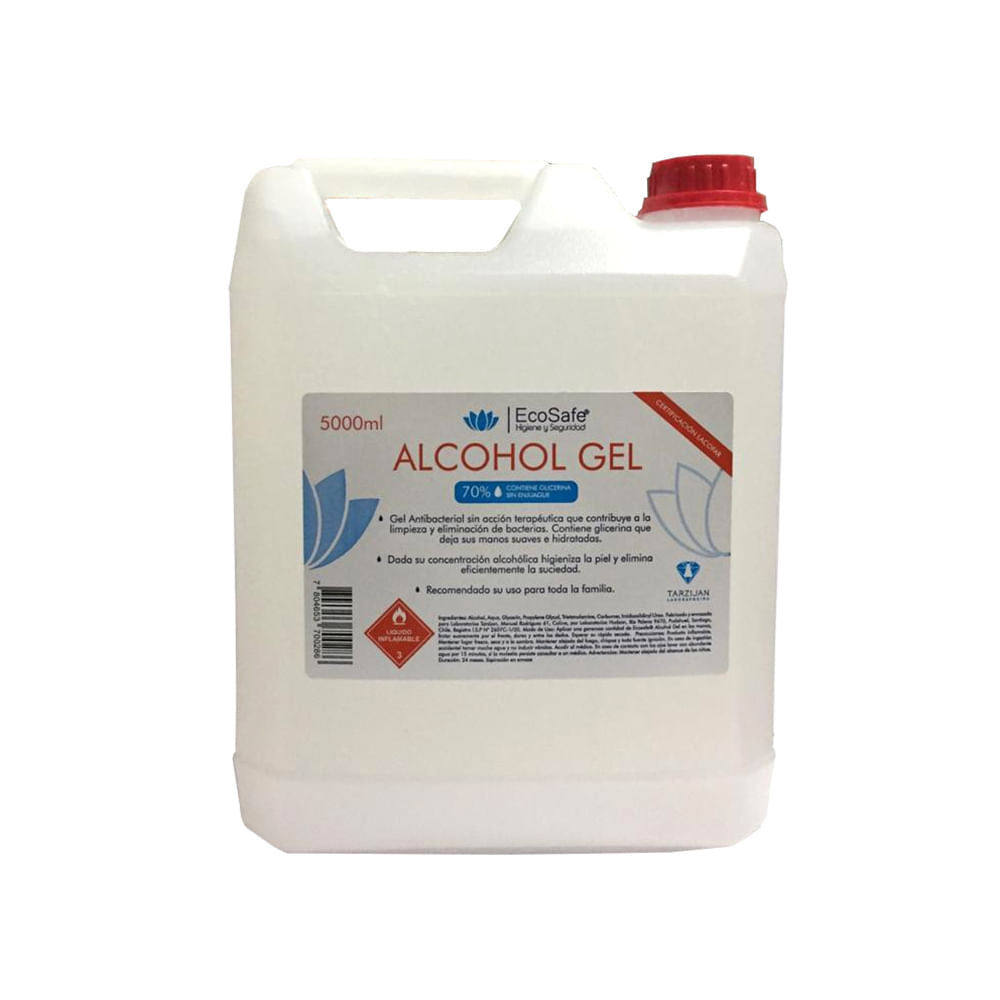 Alcohol Gel Ecosafe 5 Lt