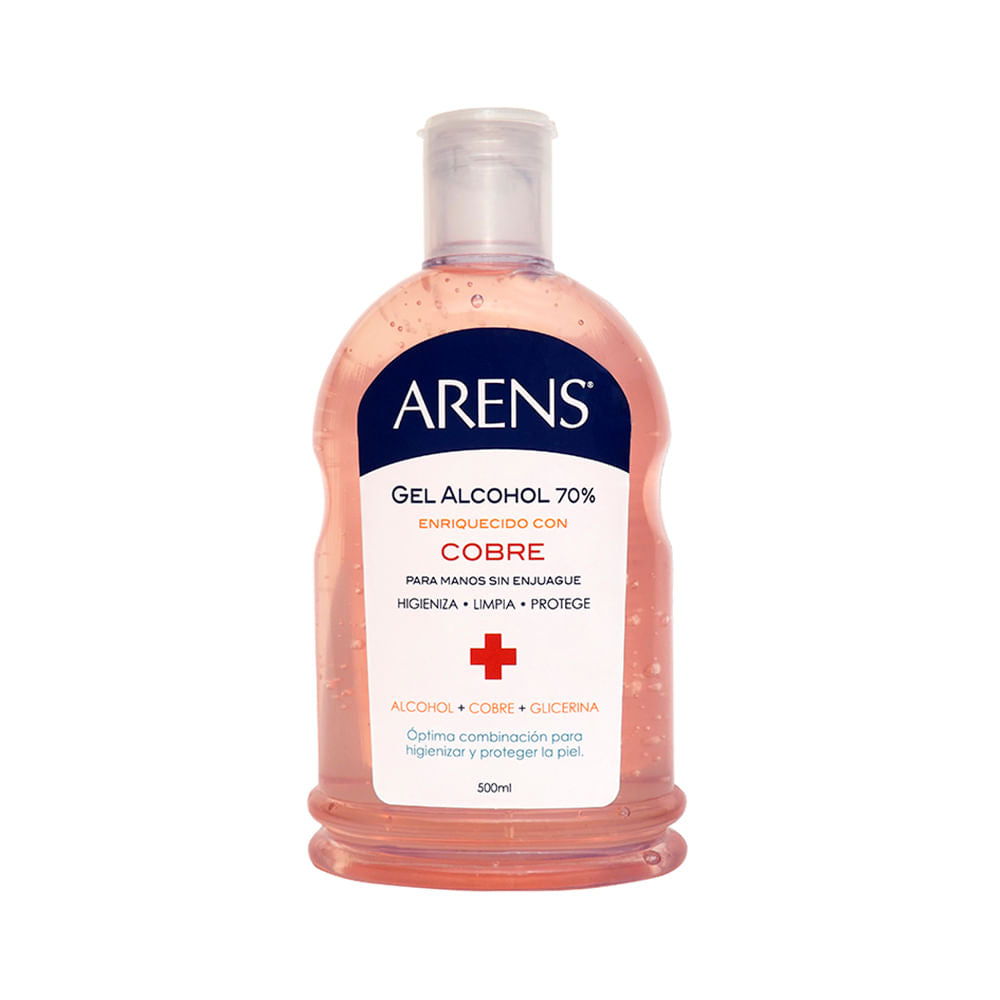 Alcohol Gel Arens Cobre 500 Ml