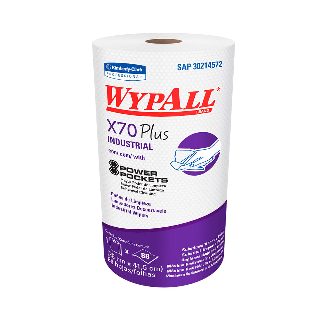 Paño Wypall X-70 Regular Roll – Apro Seguridad Industrial