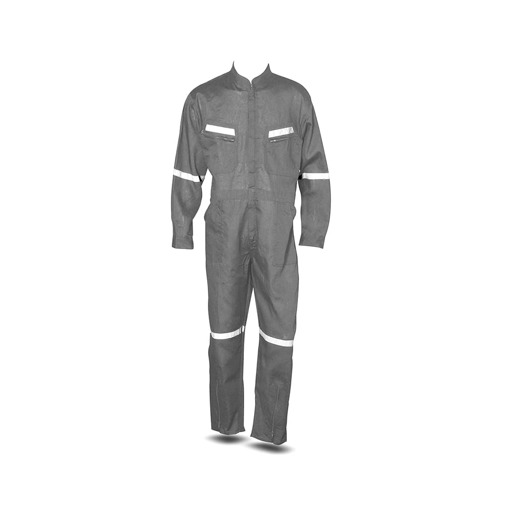 Buzo Black Wold Piloto Poplin con Cinta Reflectante Gris