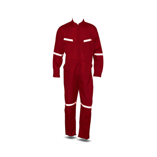 Buzo Black Wold Piloto Poplin con Cinta Reflectante Rojo