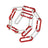 Cadena Greenway Plastica Virgen Blanca-Roja