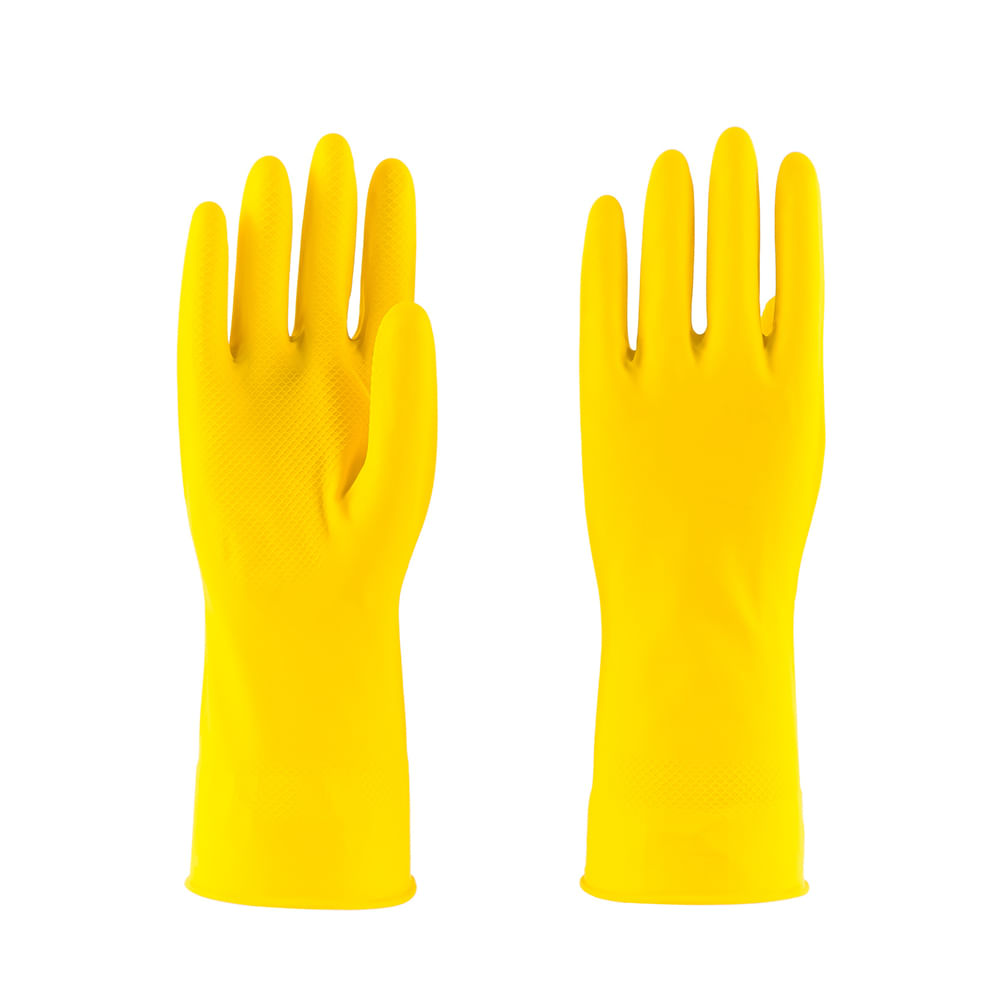 guantes amarillos