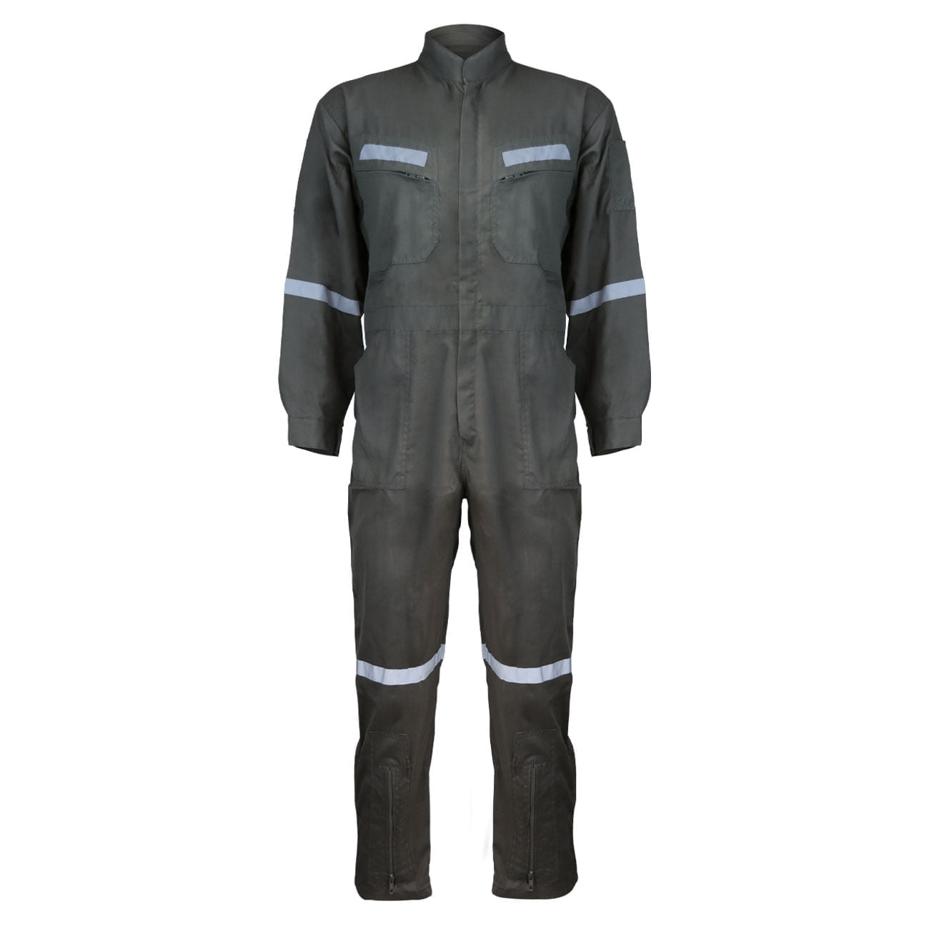 Buzo Black Wolf Piloto Poplin con Cinta Reflectante Verde