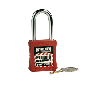 Candado Lock Out Steelpro X10 Rojo