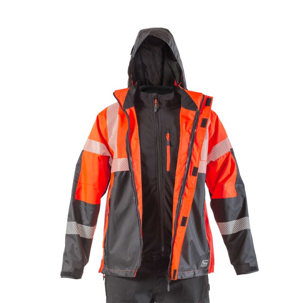 Parka Harwork Reflectiva Hw Skorpio 3 En 1 Fluor