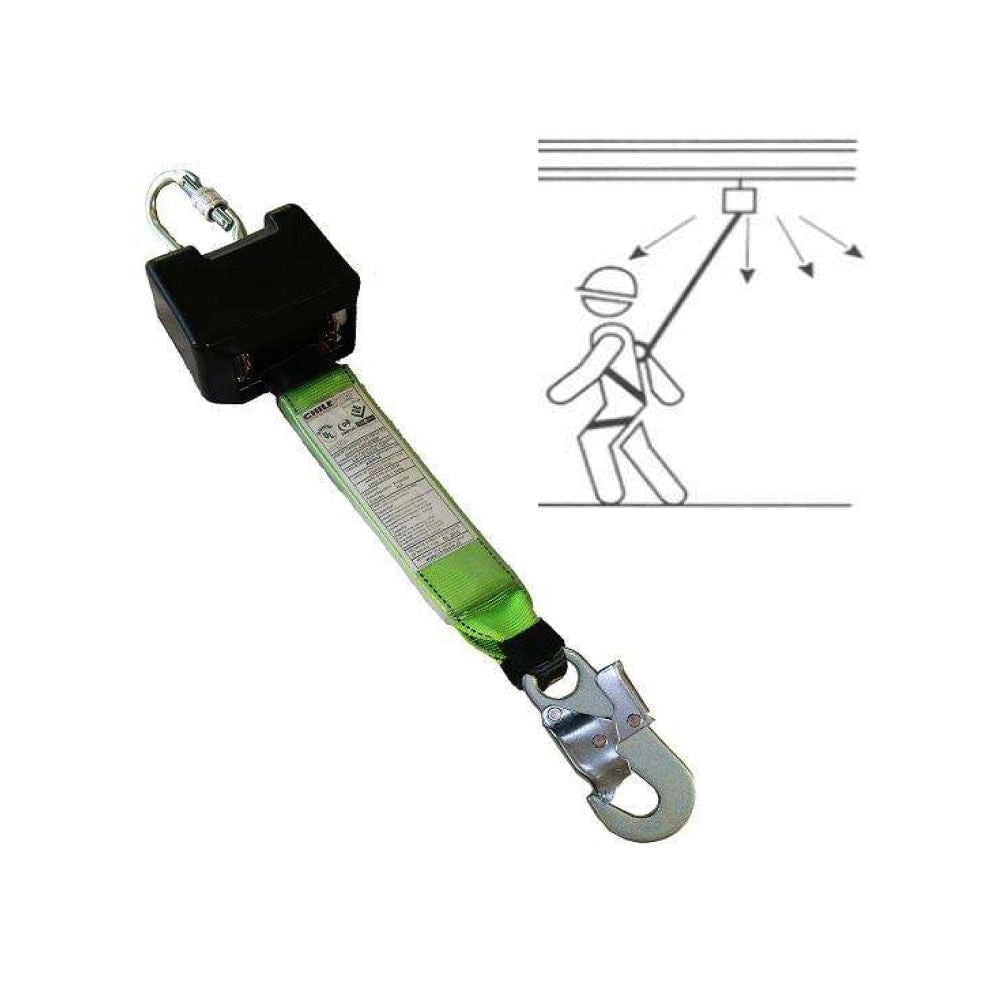 Retractil de seguridad Chilesin con amortiguador Karam 2.5m