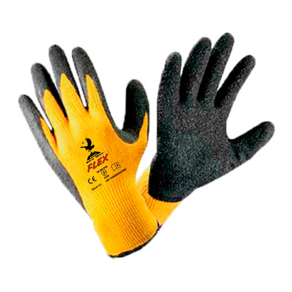 Guante de seguridad Steelrpo Eagle Flex (Amarillo-Negro)