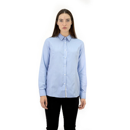 Camisa Quebec Vancouver Celeste Mujer