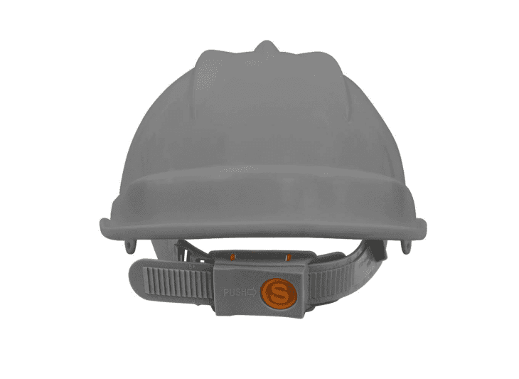 Casco de Seguridad Steelpro Evo III con Arnes Gris