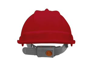 Casco de Seguridad Steelpro Evo III con Arnes Rojo
