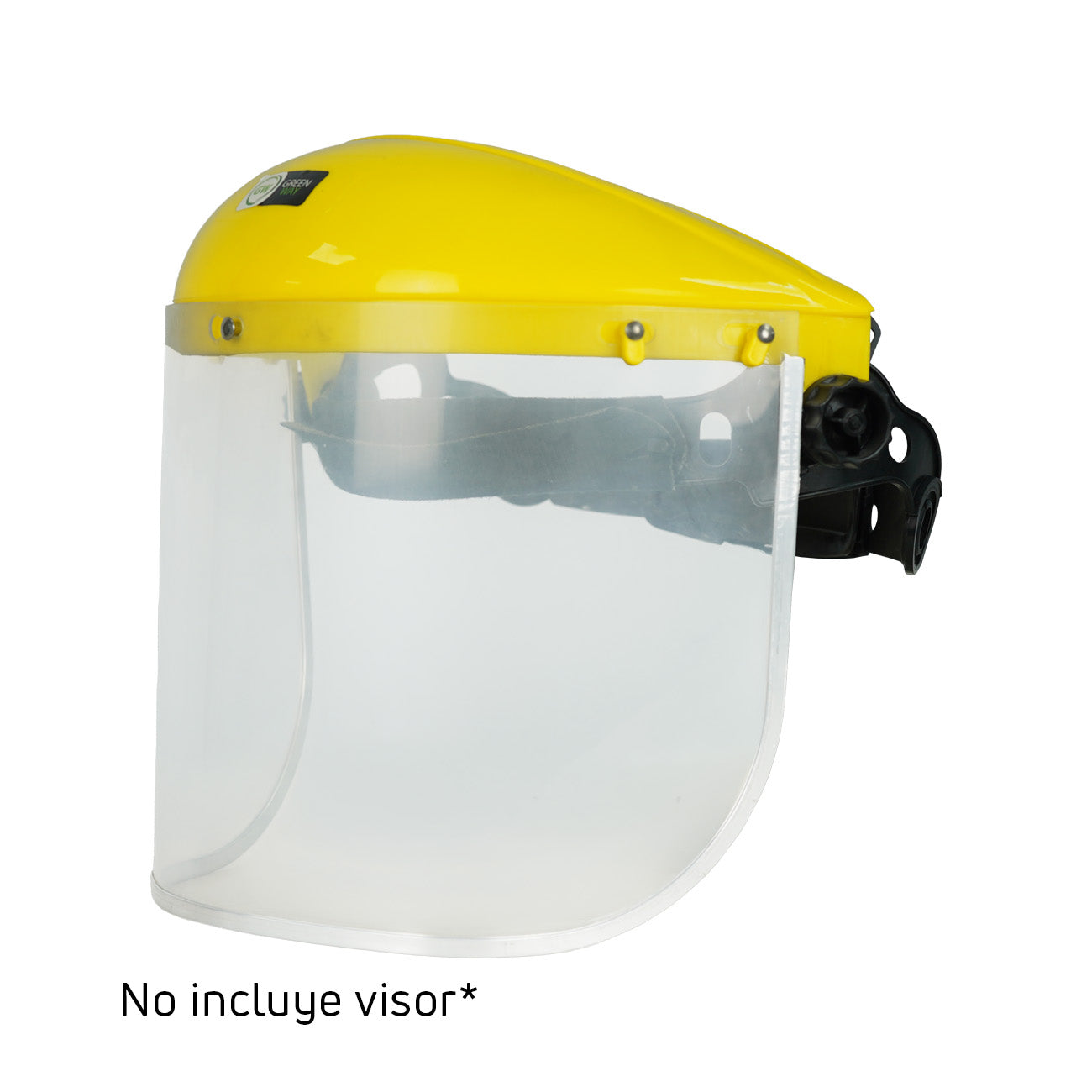 Casquete portavisor de seguridad Greenway con Arnes