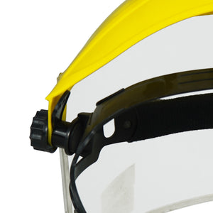 Casquete portavisor de seguridad Greenway con Arnes