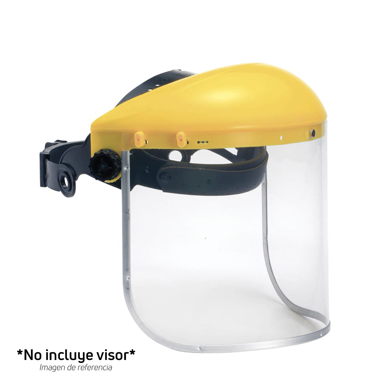 Casquete portavisor de seguridad Greenway con Arnes