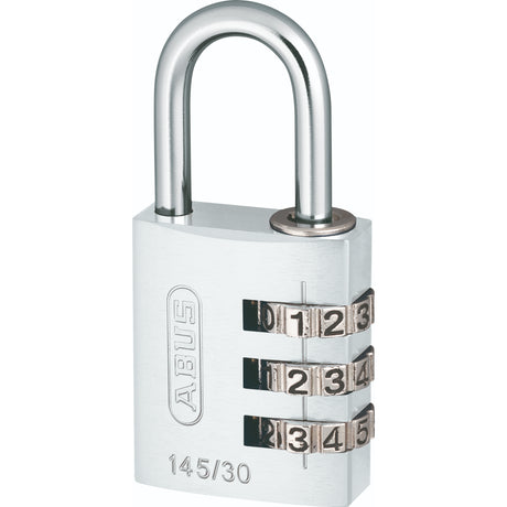 Candado Abus Aluminio con Clave 145/40 Plata