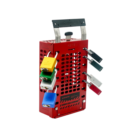 Caja de Bloqueo Grupal Aviator A 503 Imp Rojo
