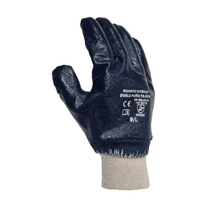 Guantes de Seguridad Nitrilo Puño Tejido GreenWay