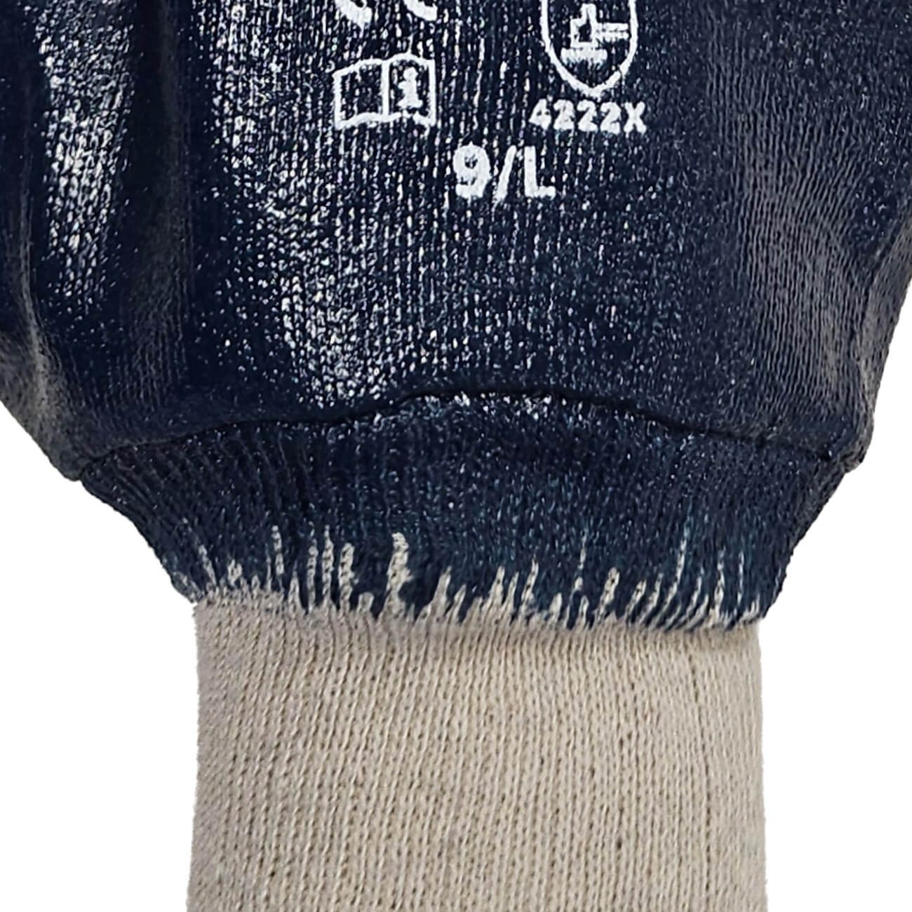 Guantes de Seguridad Nitrilo Puño Tejido GreenWay