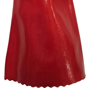 Guante de PVC Liso Rojo GreenWay