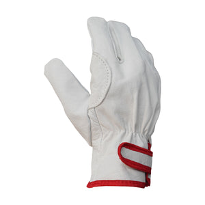 Guantes de Seguridad Cabritilla Con Ajuste Velcro GreenWay