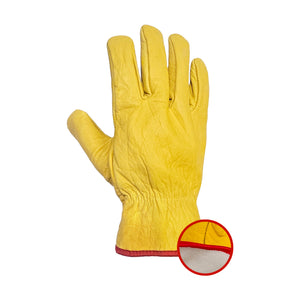 Guantes de Seguridad Cabritilla Forrado Premium GreenWay