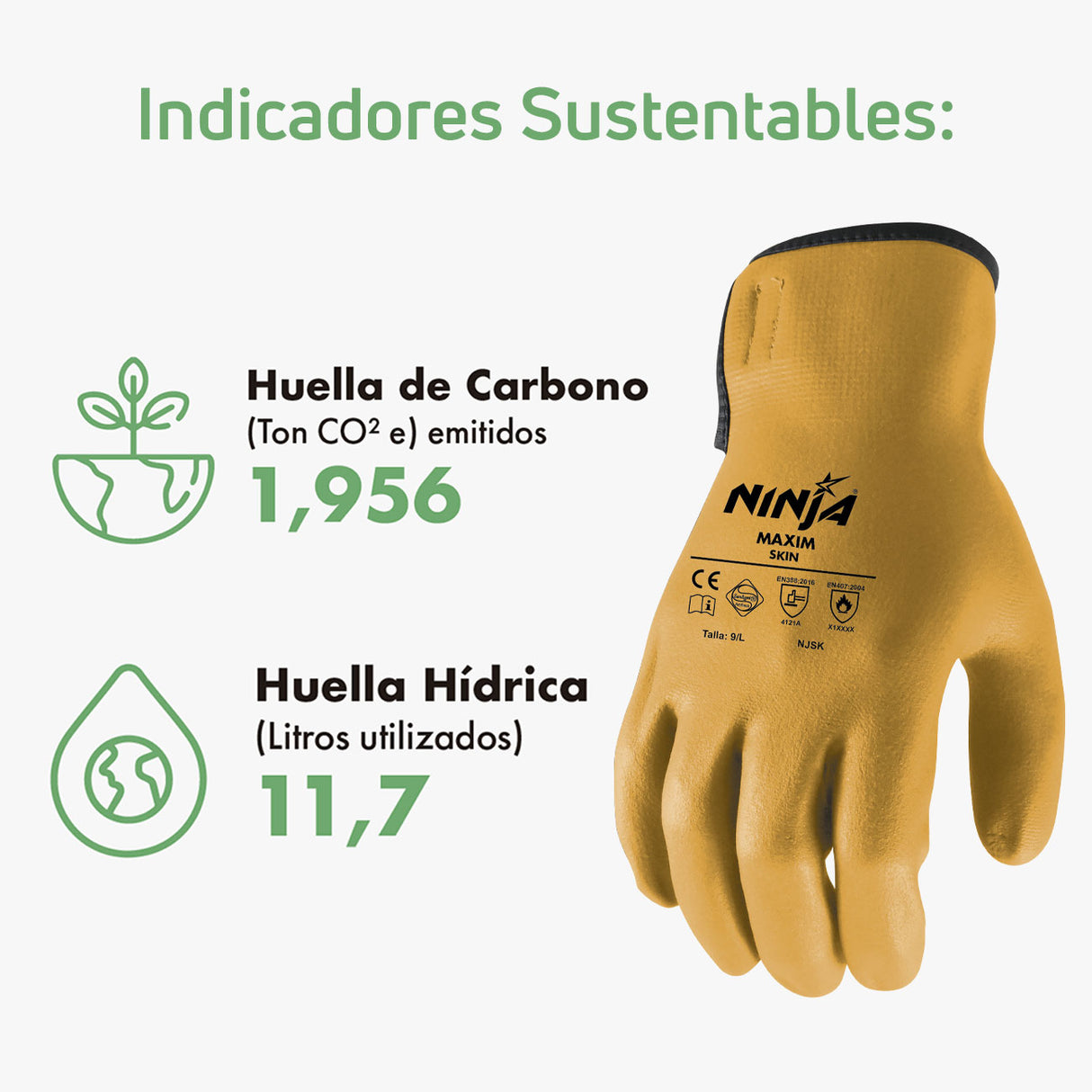 Guantes de seguridad Ninja Skin