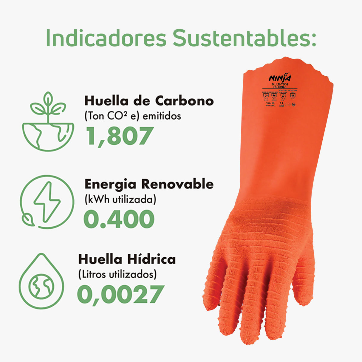 Guantes de seguridad Ninja Fisherman