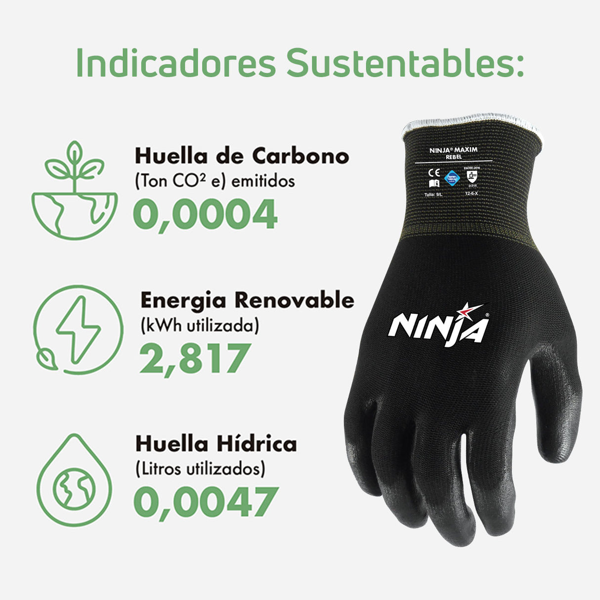 Guantes de seguridad Ninja Rebel