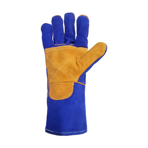 Guantes de Seguridad Soldador Hilo Kevlar Azul GreenWay