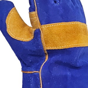 Guantes de Seguridad Soldador Hilo Kevlar Azul GreenWay