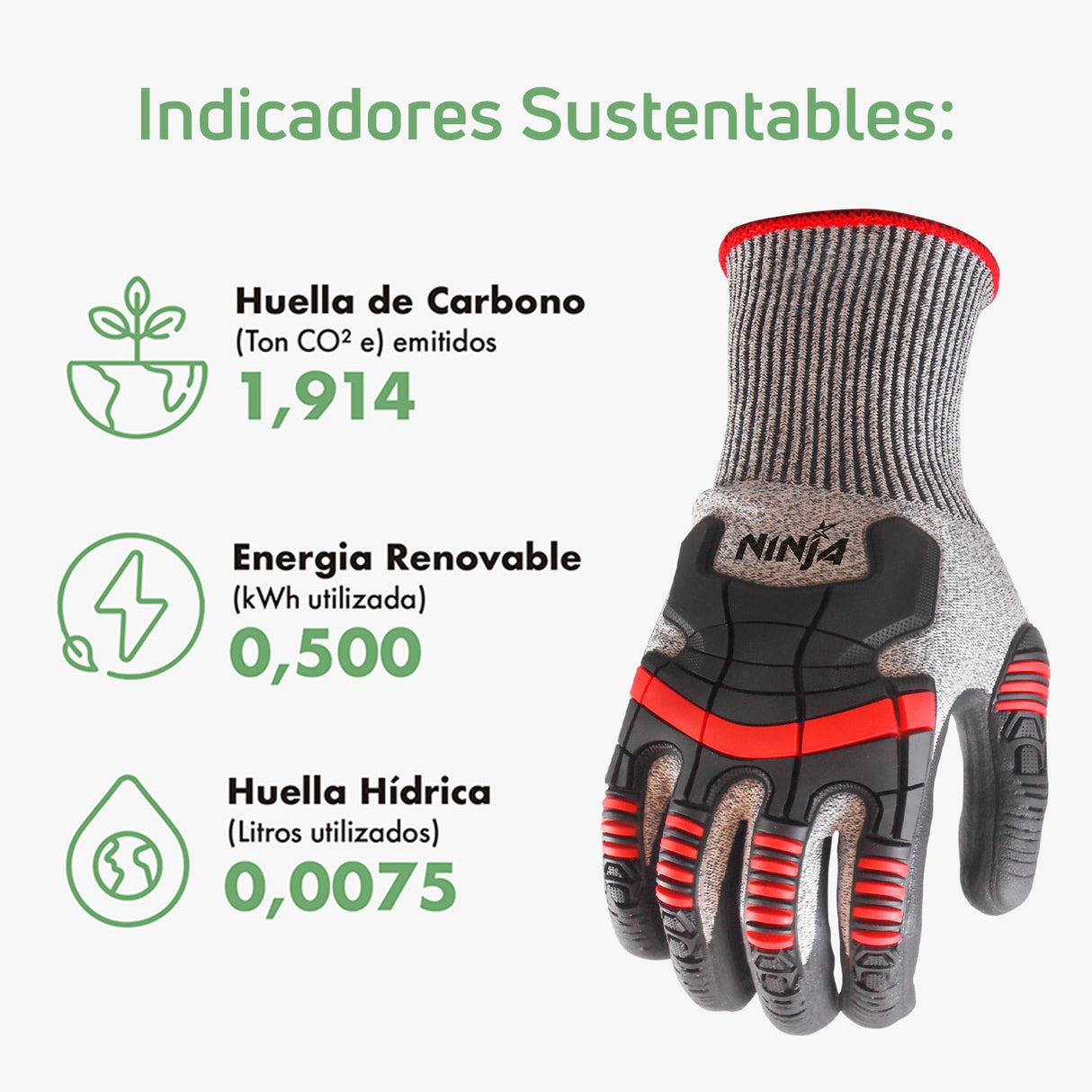 Guantes de seguridad Ninja Hero