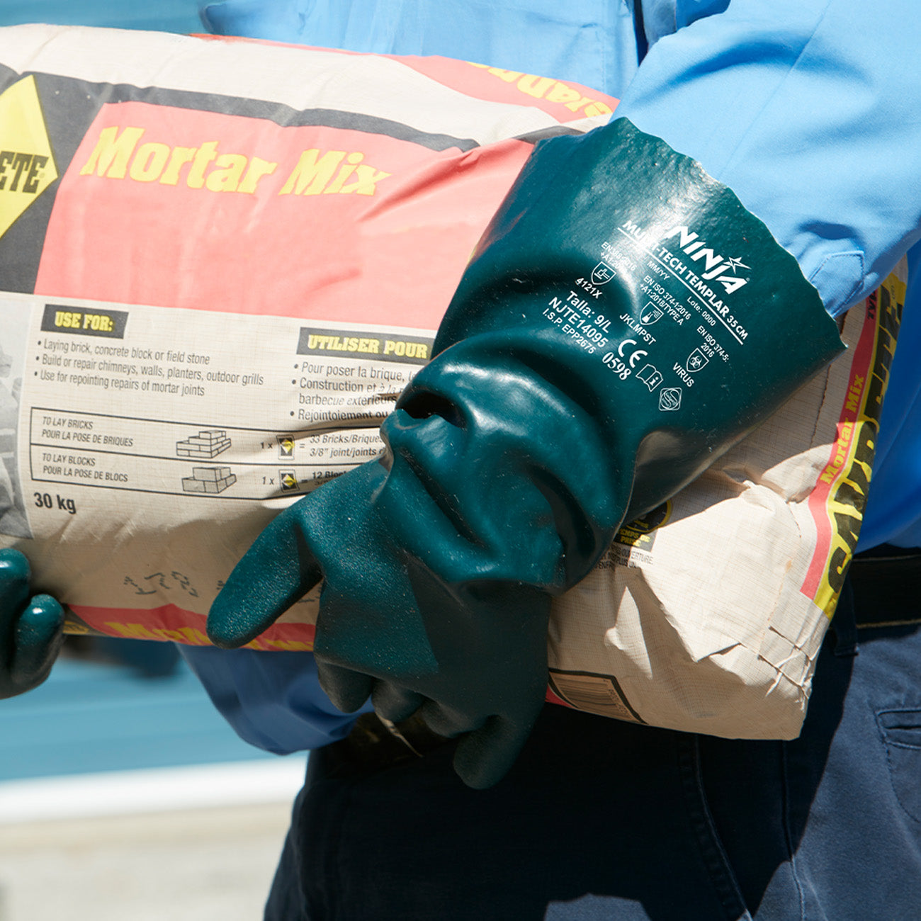 Guantes Ninja Templar (35 y 45 cm)