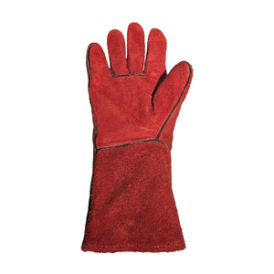 Guante de Seguridad Soldador Descarne Forrado Rojo GreenWay