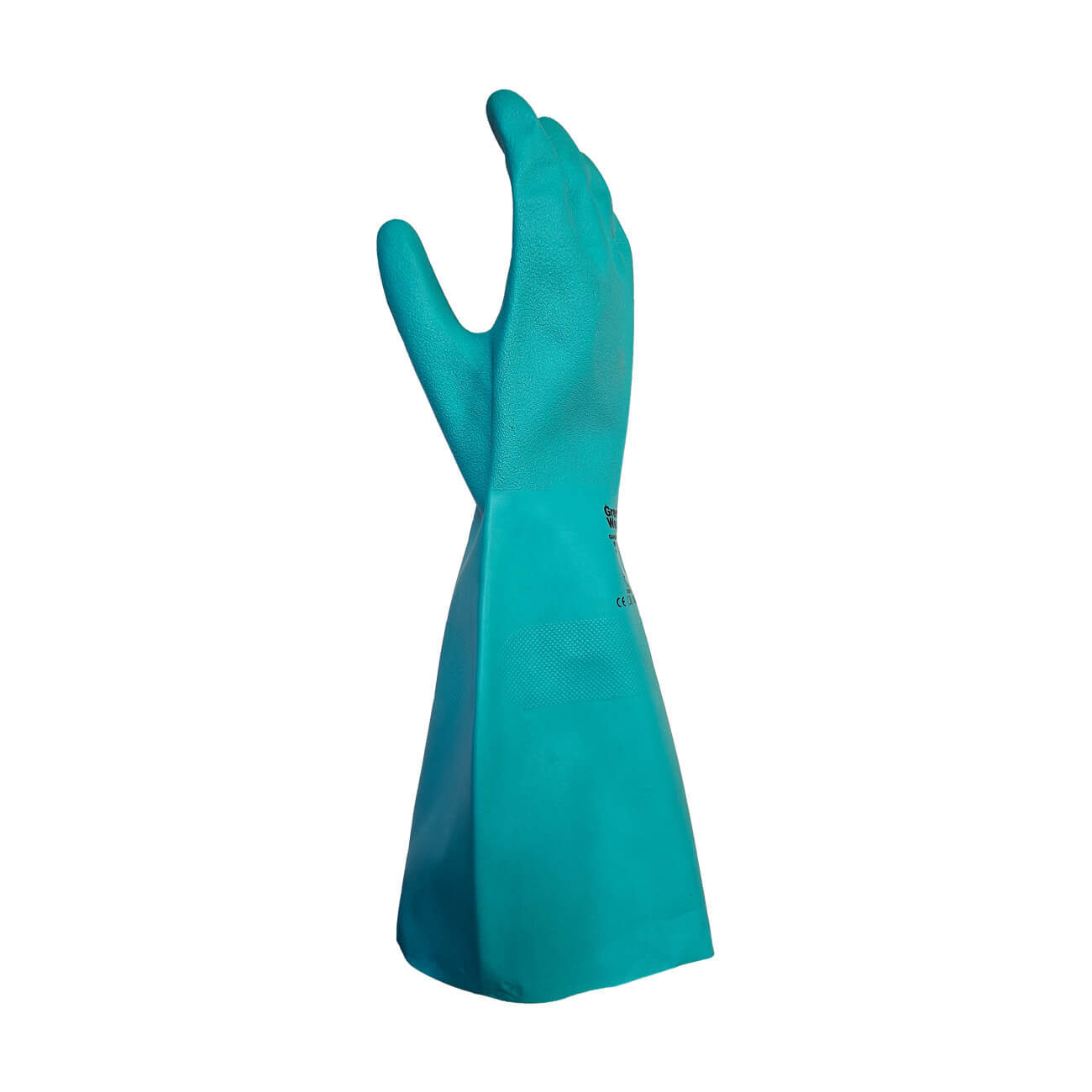 Guante de Nitrilo Flocado de 18” Greenway