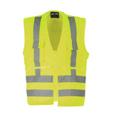 Chaleco Exoset Geo Gabardina 360° Amarillo Fluor
