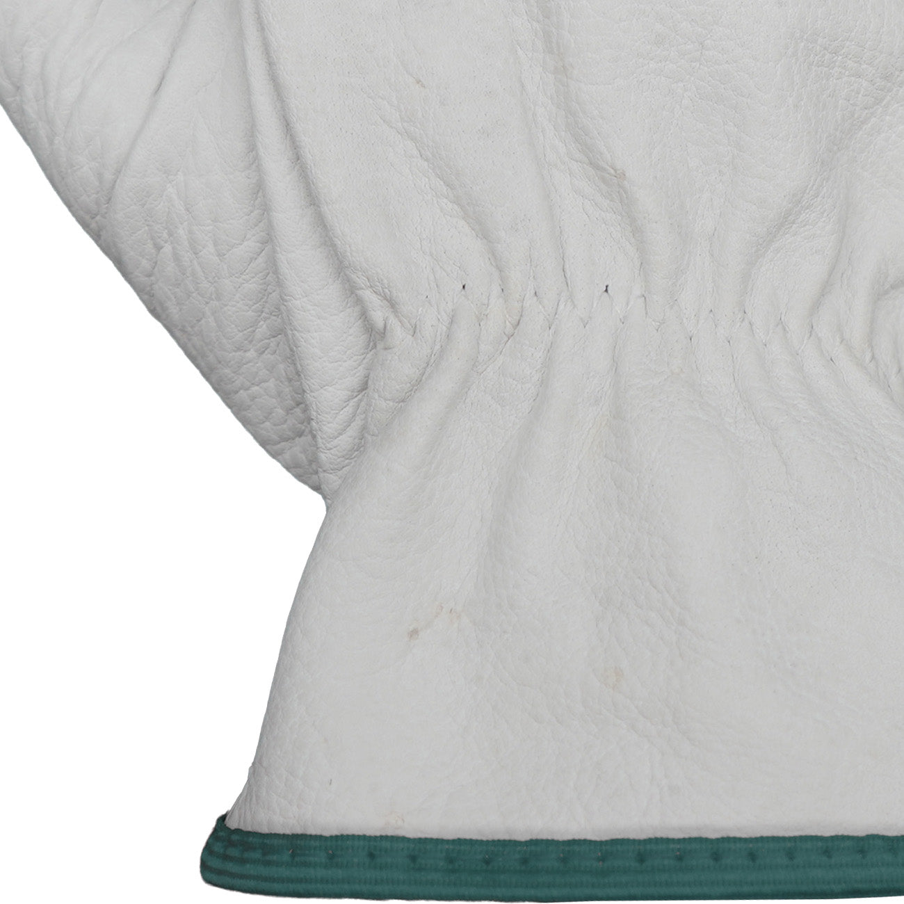 Guantes de Cabritilla Sin Forro Ribete Verde GreenWay
