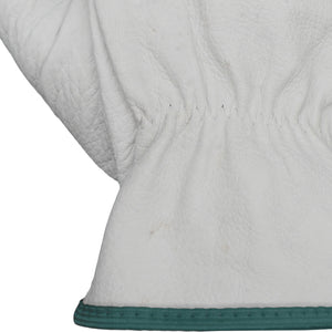 Guantes de Cabritilla Sin Forro Ribete Verde GreenWay