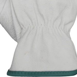 Guantes de Cabritilla Con Forro Ribete Verde GreenWay