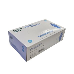 Guantes Greenway Examen Nitrilo Desechable - 100 unidades