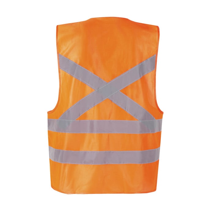 Chaleco Exoset Reflectante Supervisor Naranjo Fluor