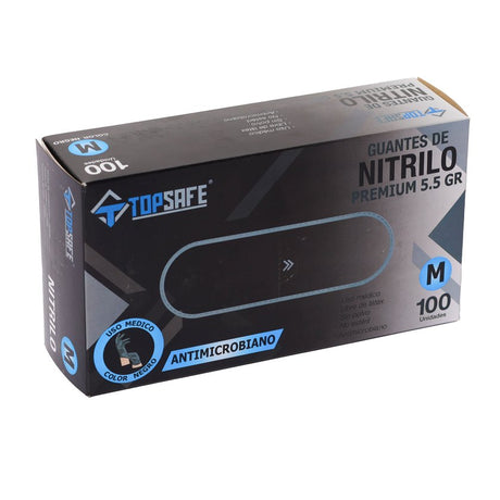 Guante Topsafe de Examinacion Nitrilo Top Safe (100 U)