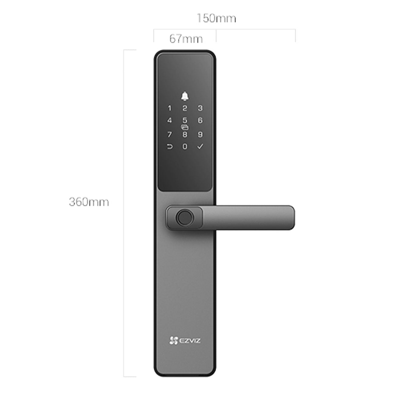 Cerradura Inteligente EZVIZ DL05 con Huella Digital