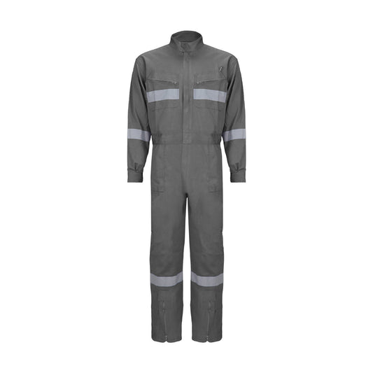 Buzo Black Wolf Piloto Poplin con Cinta Reflectante Gris