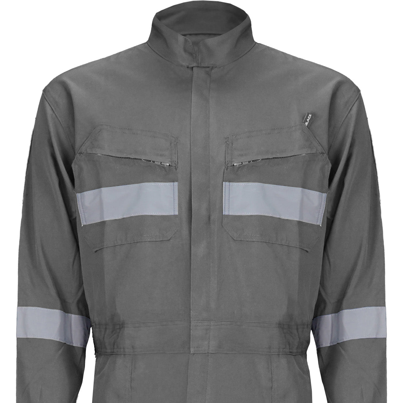 Buzo Black Wolf Piloto Poplin con Cinta Reflectante Gris